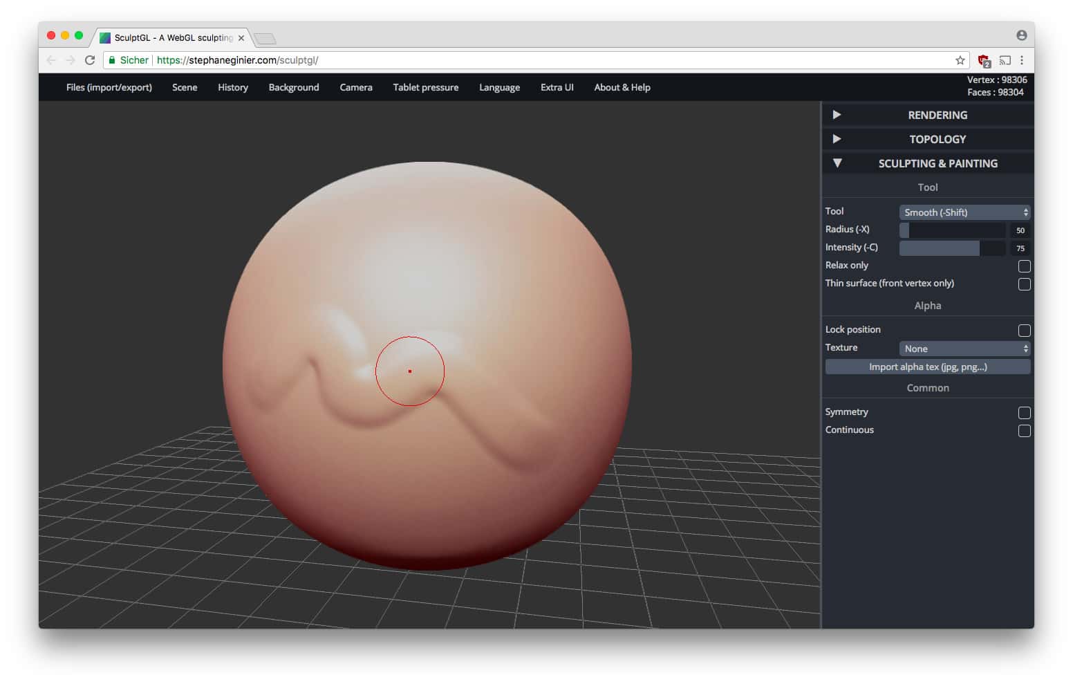 export webgl from zbrush